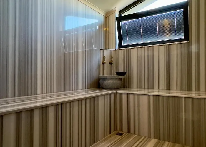 别墅 Lueks Versace Villasi, Sauna, Jakuzi, Hamam, Yuezme Havuzu Ve Barbekue Alani *